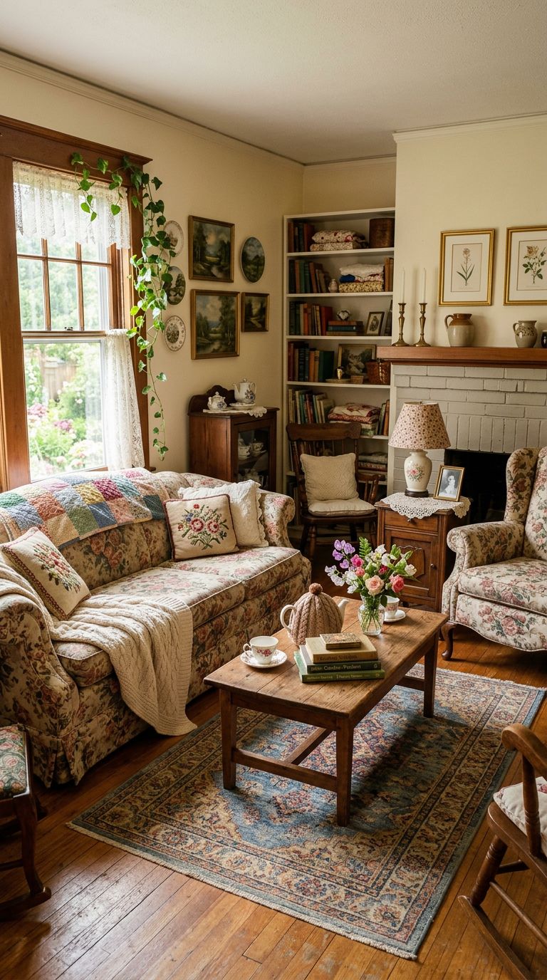 100 Grandmacore Home Decor Ideas for a Cosy, Nostalgic Home