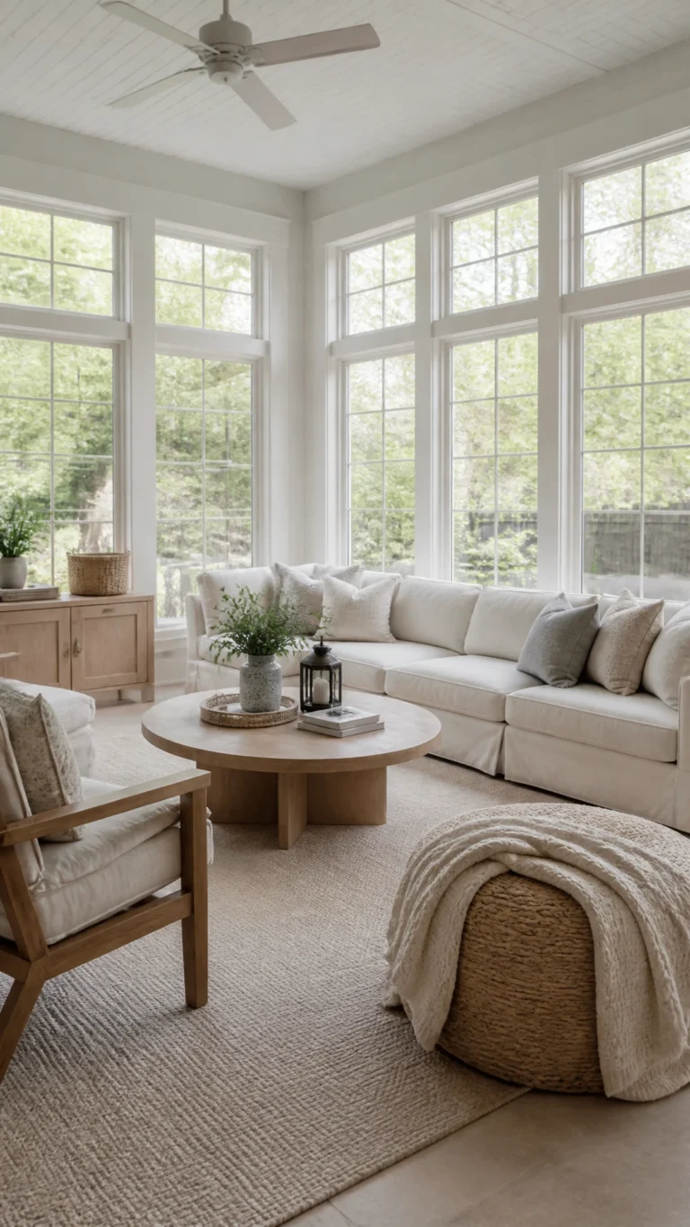 How to Turn a Basic Space into a Retreat: 15 Cozy Sunroom Ideas