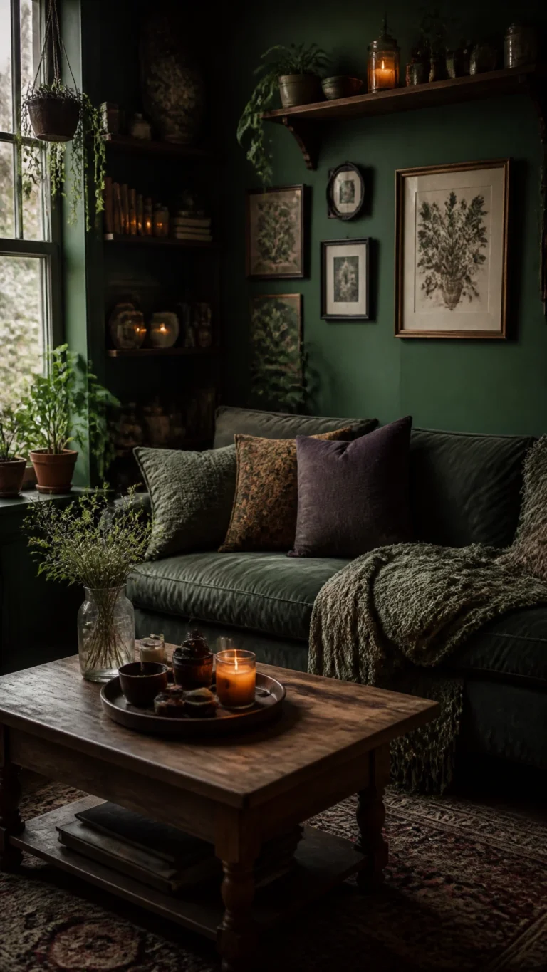 How to create your own Witches cottage in the woods in your living room